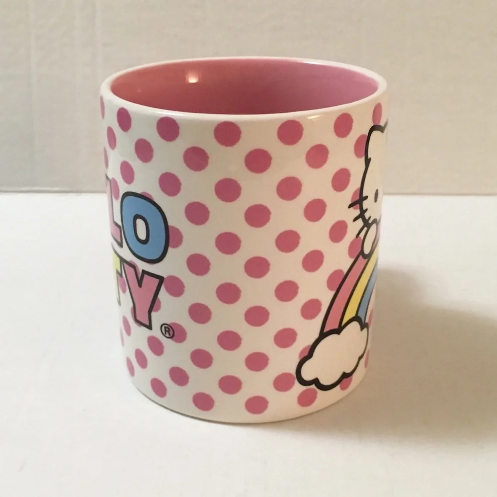 Hello Kitty Bow Handle 20oz Ceramic Coffee Tea Mug - Picture 3 of 6